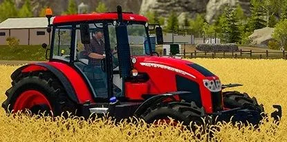 Big Farm Mobile Harvest tractor Wala game