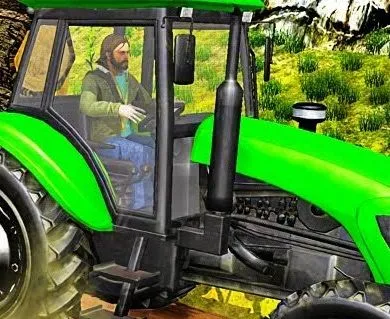 Real Local Tractor Trolley Driving