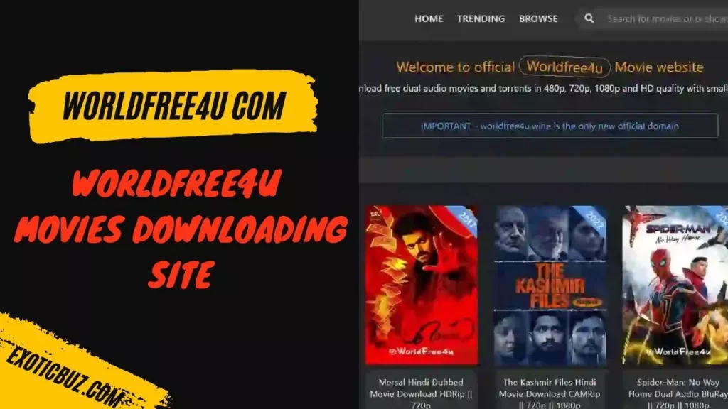 WorldFree4u Com | Worldfree4u Movies Downloading Site